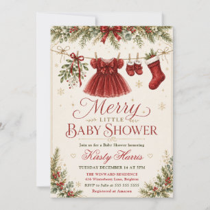 Fröhliche kleine Babyparty Einladung