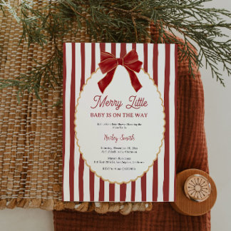 Fröhliche kleine Babyparty-Einladung für Mädchen Einladung