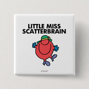 Fröhliche kleine Miss Schlumpfine Button
