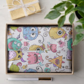 Fröhliche kleine Monster Seidenpapier (Geschenk)