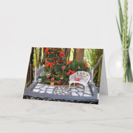 Fröhliche kleine Weihnachtskarte Feiertagskarte