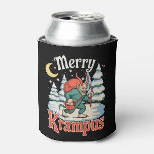 Fröhliche Krampus-Folklore-Weihnachten-Horror-Weih Dosenkühler