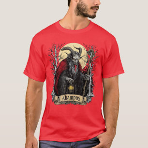 Fröhliche Krampus-Monster-Weihnachts-Pyjamas Horro T-Shirt