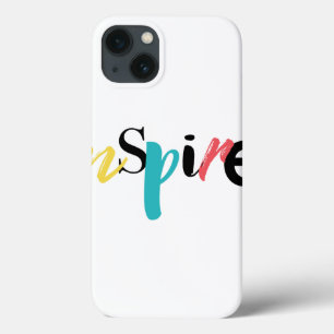 Fröhliche, kreative, moderne Typografie des Inspir Case-Mate iPhone Hülle