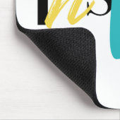 Fröhliche, kreative, moderne Typografie des Inspir Mousepad (Ecke)