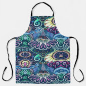 Fröhliche Künstlerische Party Doodle Creation Schürze (Vorderseite)