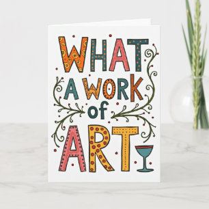 Fröhliche kunstvolle Geburtstagskarte Karte