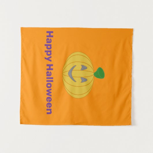 Fröhliche Kürbiskrösche Wandteppich (Vorderseite (Horizontal))