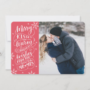 Fröhliche Küsse wärmen Wunsch-Save the Date Save The Date