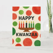 Fröhliche Kwanzaa Karte (Vorderseite)