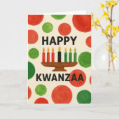 Fröhliche Kwanzaa Karte (Gelbe Blume)
