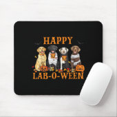 Fröhliche Lab-O-Ween Labrador Halloween-Saison Hun Mousepad (Mit Mouse)