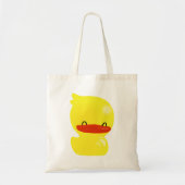 Fröhliche lächelnde Ducky Budget-Tasche Tragetasche (Vorne)
