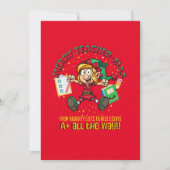 Fröhliche Lehrer-mas! Feiertagskarte (Vorderseite)