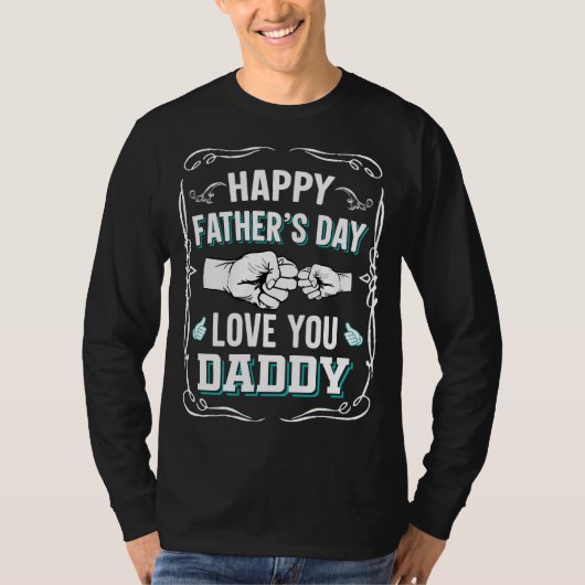 Fröhliche Liebe zum Vater, du Papa T-Shirt (Vorderseite)