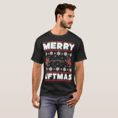 Fröhliche Liftmas Funny Christmas Gym Workout Fitn T-Shirt (Vorne ganz)