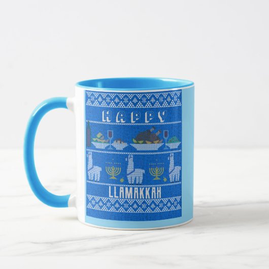 Fröhliche llamakkah tasse (Links)