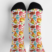 fröhliche, lustige niedliche Süßigkeiten Socken (Oben)