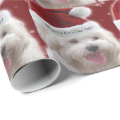 Fröhliche maltesische geschenkpapier (Rolleneckpunkt)