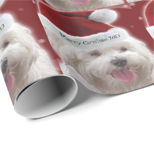 Fröhliche maltesische geschenkpapier (Rolleneckpunkt)