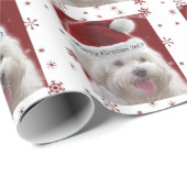 Fröhliche maltesische geschenkpapier (Rolleneckpunkt)