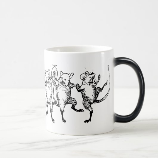 Fröhliche Mäuse Verwandlungstasse (Rechts)