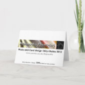 Fröhliche Meerkats Weihnachtskarte Feiertagskarte (Rückseite)