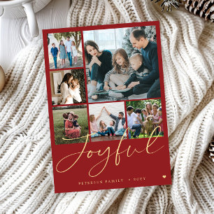 Fröhliche Mehrfach-Fotocollage Weihnachten