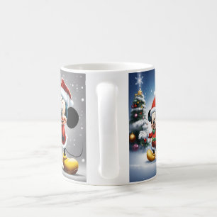 Fröhliche Mickey-Weihnachtsfeier Tasse