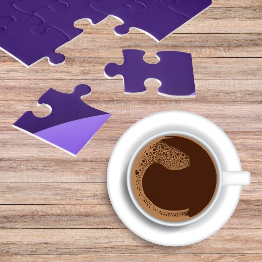 Fröhliche moderne Kreise in Rosa Blau und Grün Puzzle