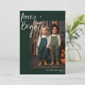 fröhliche, moderne Weihnachten (Stehend Vorderseite)