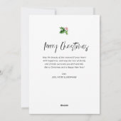 fröhliche, moderne Weihnachten (Rückseite)