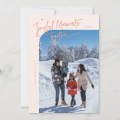 Fröhliche Momente Gemeinsam Weihnachts-Foto Feiertagskarte (Vorderseite)