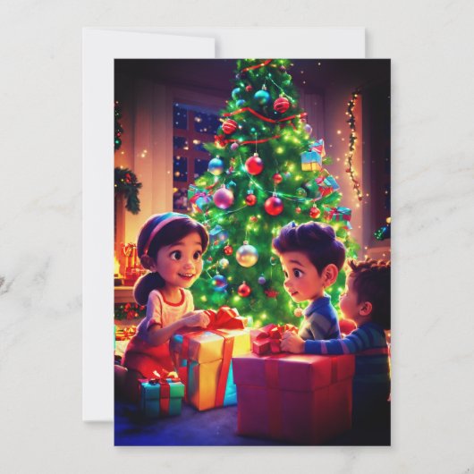 🎄 "Fröhliche Momente: Ihnen ein frohes und leises Dankeskarte (Vorderseite)