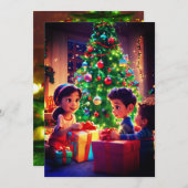 🎄 "Fröhliche Momente: Ihnen ein frohes und leises Dankeskarte (Vorne/Hinten)