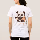 Fröhliche Motivierend Botschaft Tri-Blend Shirt (Rückseite)