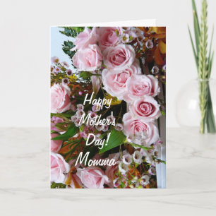 Fröhliche Mutter Day-Momma/Roses Karte