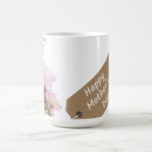 Fröhliche Mutter-Tag-Blumenkaffee-Tasse Kaffeetasse (Mittel)