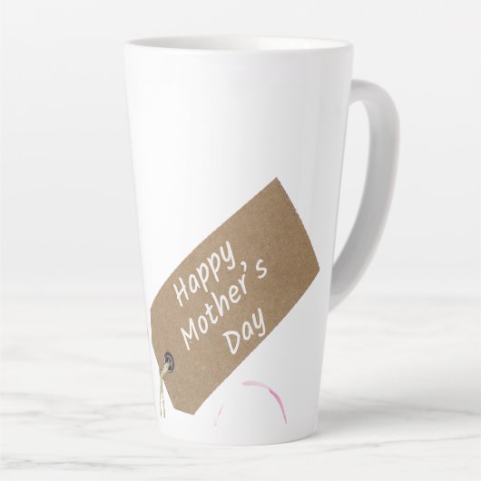 Fröhliche Mutter-Tag-Blumenkaffee-Tasse Milchtasse (Rechte Ecke)