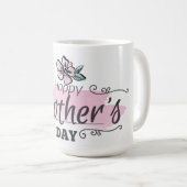Fröhliche Mutter-Tag-Kaffee-Tasse Kaffeetasse (VorderseiteRechts)