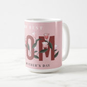 Fröhliche Mutter-Tag-Kaffee-Tasse Kaffeetasse (VorderseiteRechts)