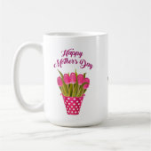 Fröhliche Mutter-Tag-Kaffee-Tasse Kaffeetasse (Links)