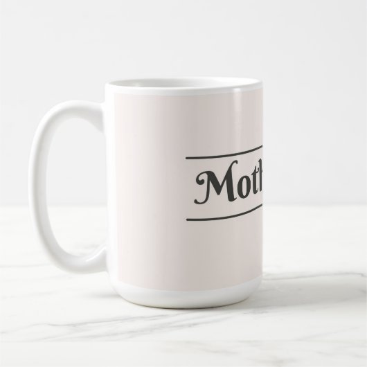Fröhliche Mutter-Tag-Kaffee-Tasse Kaffeetasse (Links)