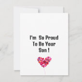 Fröhliche Mutter Tag lustige Worte Karte (Rückseite)