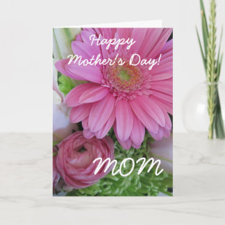 Fröhliche Mutter Tag-M-Rosa-Flora Karte