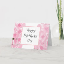 Fröhliche Mutter Tag Rosa Blume