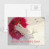Fröhliche Muttertag florale Postkarte (Vorne/Hinten)