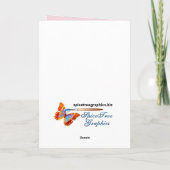 Fröhliche Muttertagsberge Karte (Rückseite)