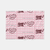 Fröhliche Muttertagsblanket Fleecedecke (Vorderseite (Horizontal))