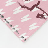 Fröhliche Muttertagsblanket Fleecedecke (Ecke)